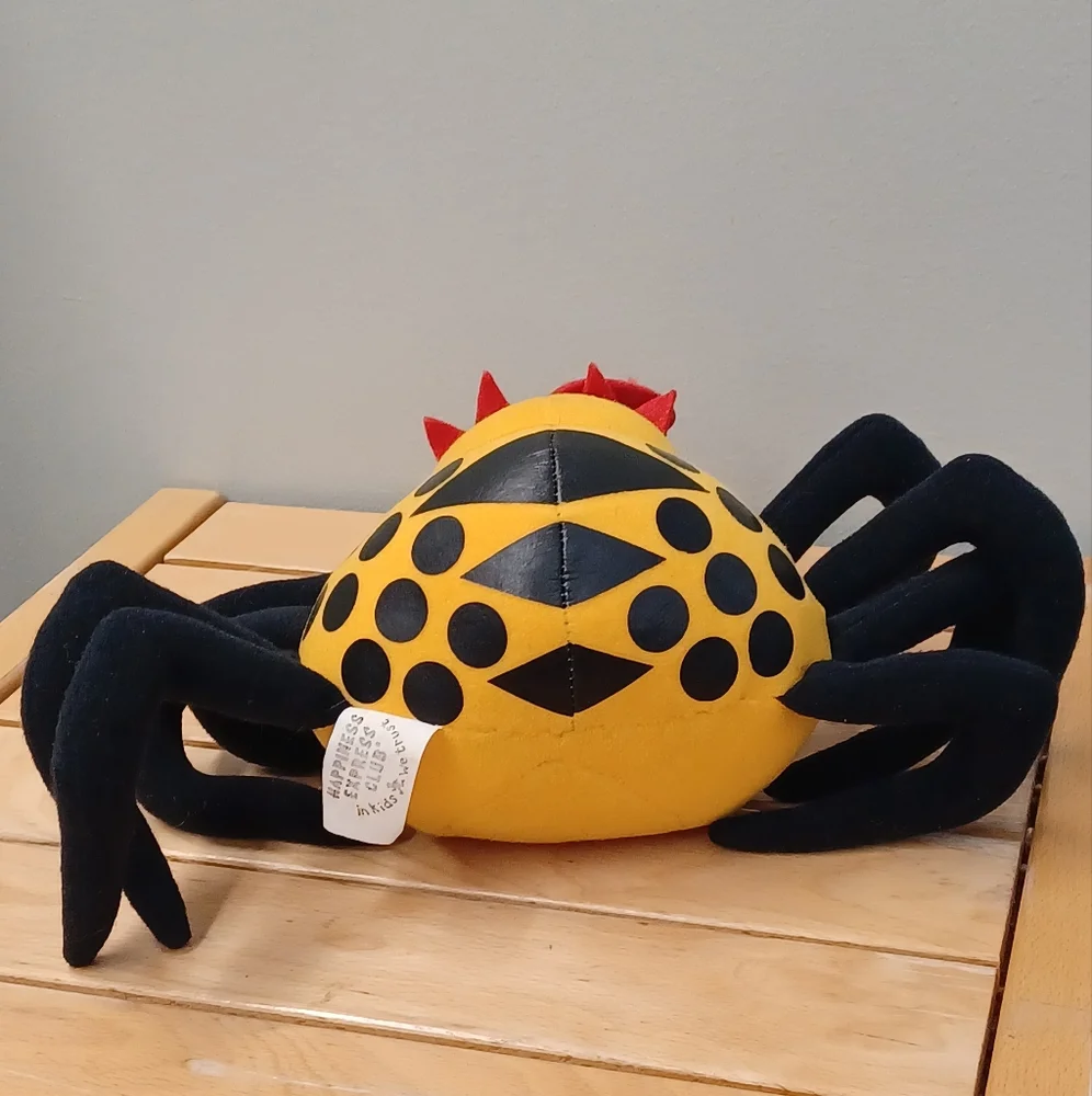 ✓Happiness Express Club 1996 Vintage Miss Spiders  beanie sitting plush - Picture 4 of 8